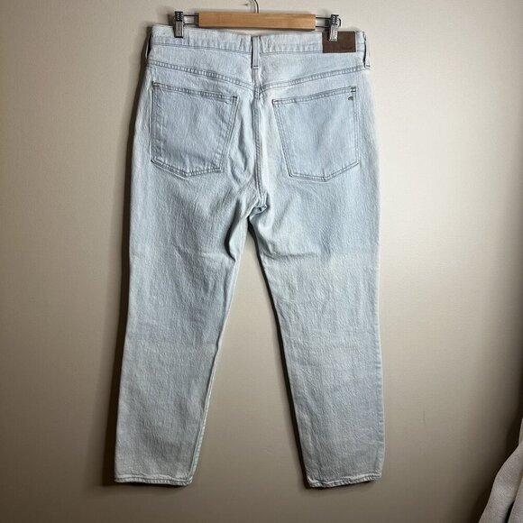 Madewell The Mid-Rise Perfect Vintage Jeans in Light Wash Sz 30 Classic - Picture 4 of 12